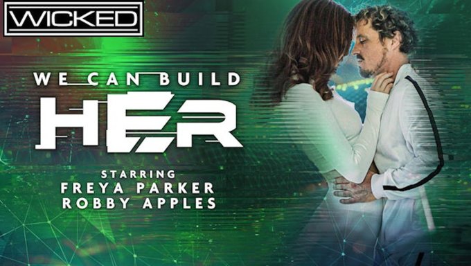 Robby Apples Ve Freya Parker Arasında Fütüristik Cinsel Buluşma Içeren Hd Video