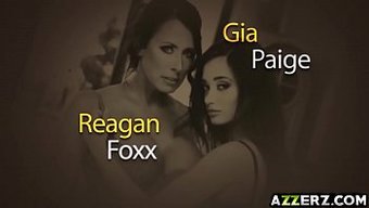 Reagan Foxx'Un Büyük Göğüsleri Ve Sert Becerileri Pov Üçlüde