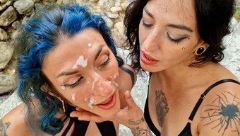 Siksiz Fışkıramadığım Için Bu Lezbiyenin Suratına Kocaman Bir Facial Yaptım.
