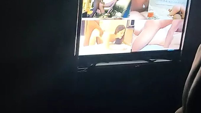 Siyah Çiftin Yasak Çiftleşme Seansı