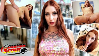 Genç Kızıl Saçlı Yuno Love, Alman Yönetmen Tarafından Yoğun Bir Seçme Oturumu Için Alındı