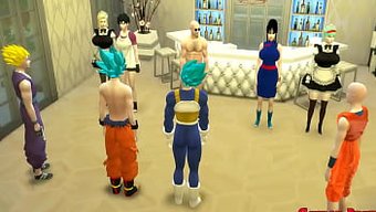 Dragon Ball Z Porno: Clirin Aldattığı Için Cezalandırılıyor