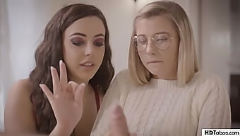 Üvey Kız Kardeş Ve Bff, Gözlüklü Tabu Üçlüsüne Kendilerini Kaptırıyorlar