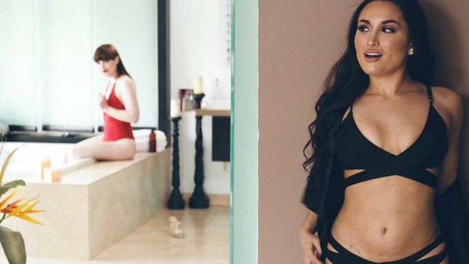 Muhteşem Trans Kadın, Erotik Bir Buluşma Için Spa'Da Gabriella Paltrova Ile Karşılaşıyor