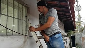 Dışarıda Yenilmek Isteyen Bir Para Kölesiyle Gerçek Orgazm