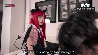 Anime Cosplay, Aşk Otelinde Ateşli Bir Seansa Dönüşüyor.